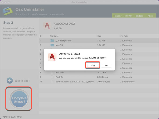 complete uninstall AutoCAD LT