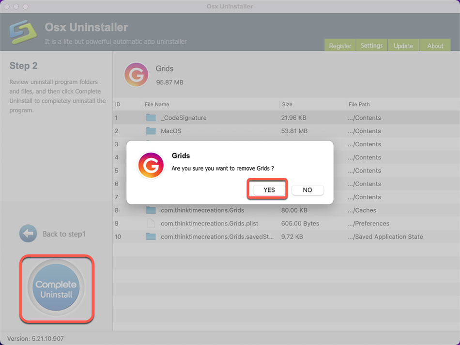 remove GRIDS for macOS