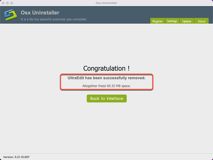 UltraEdit is uninstalled