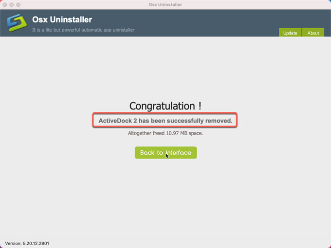 remove ActiveDock completely