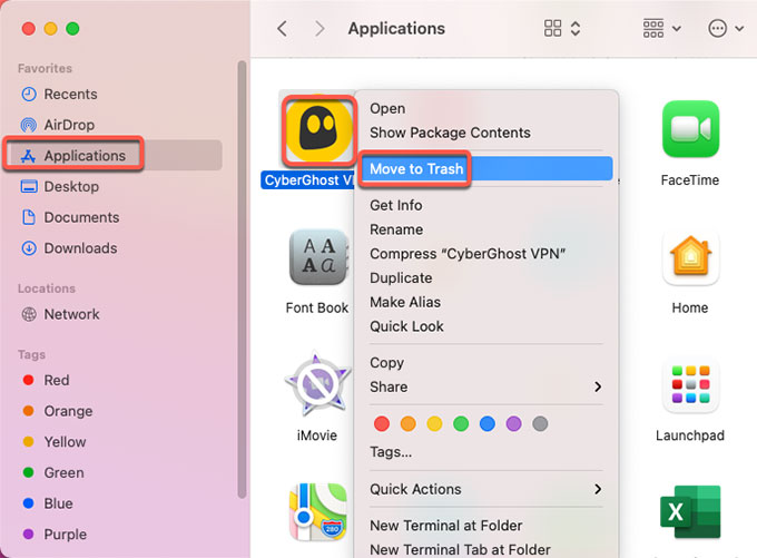 remove CyberGhost VPN