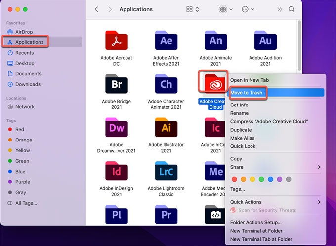 remove Adobe Creative Cloud