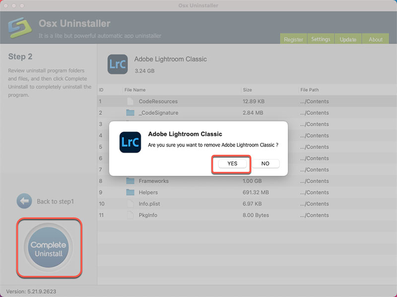 complete remove Adobe Lightroom Classic