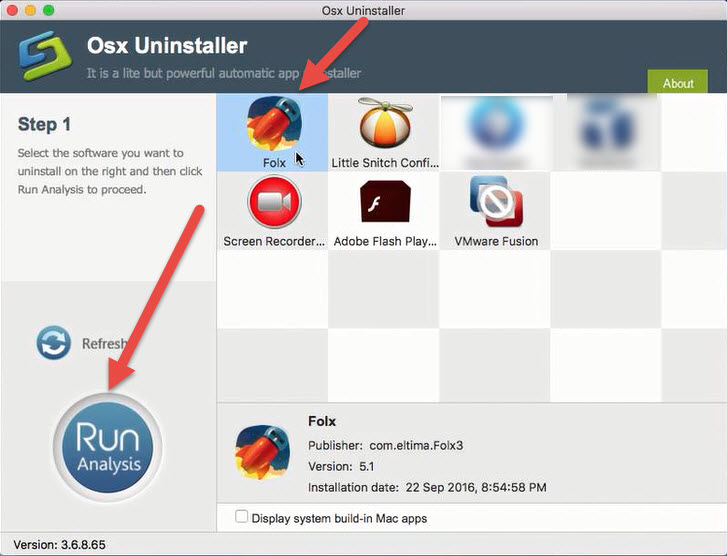 uninstall Folx with Osx Uninstaller