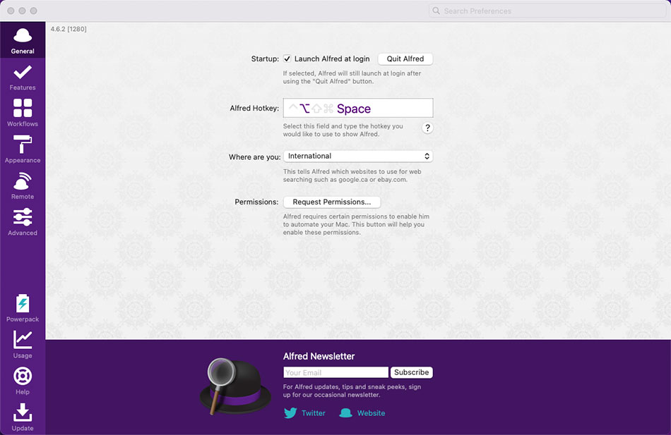 Uninstall Alfred 4 for Mac
