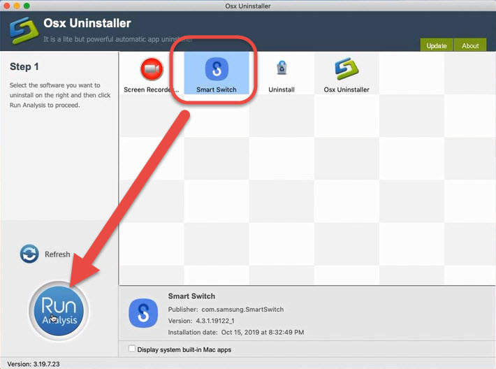 Uninstall Samsung Smart Switch