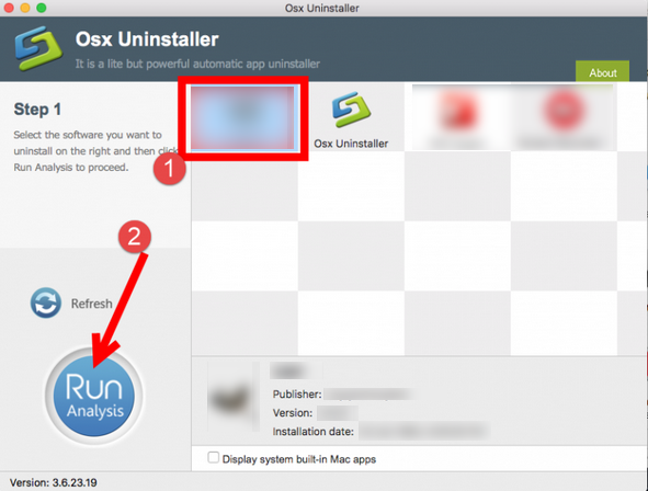 uninstall app with Osx Uninstaller