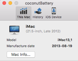 Uninstall coconutBattery on Mac