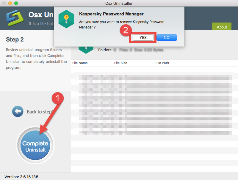 Easily Uninstall Kaspersky Password Manager with Osx Uninstaller (2)