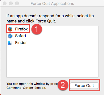 force quit