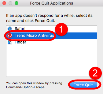 force quit
