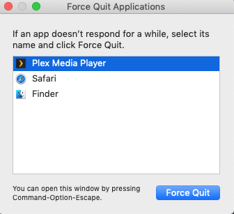 force quit
