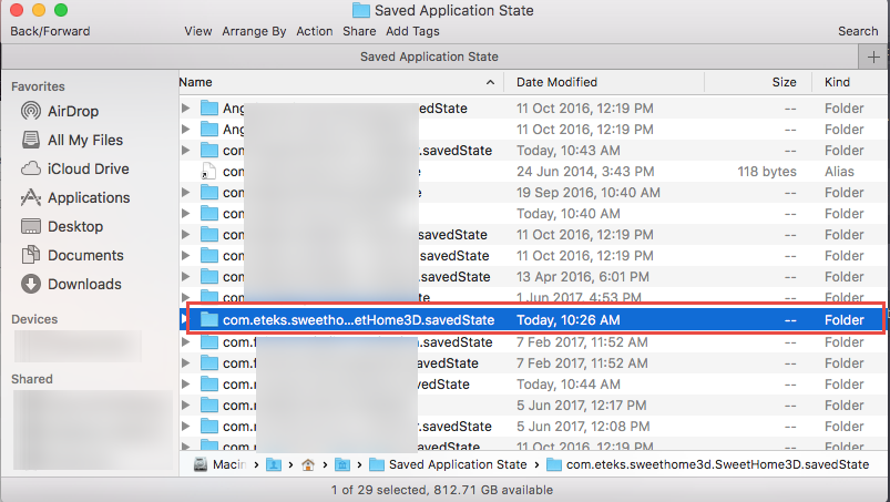 save application state