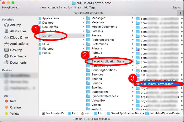 Uninstall HaloMD on Mac OS X
