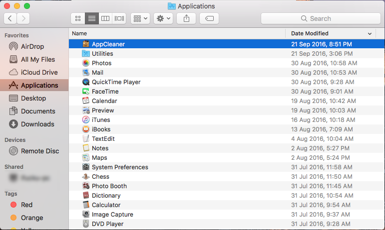 AppCleaner for Mac
