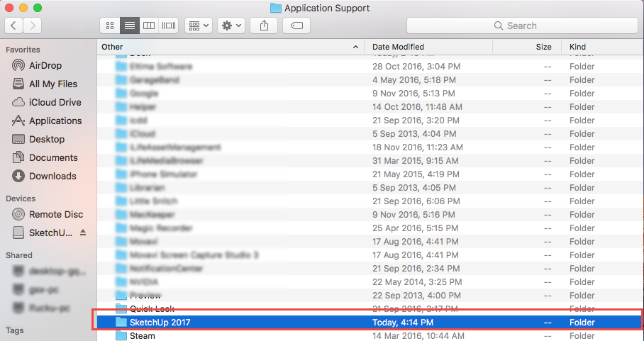 SketchUp application support