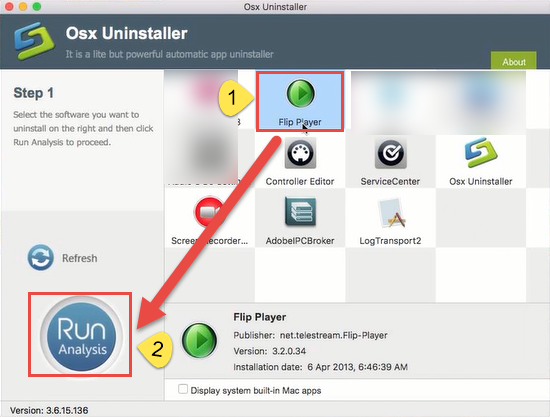 uninstall Flip Player for Mac step1