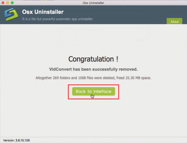 uninstall VidConvert with step 3
