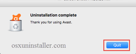 Uninstall Avast Mac Security - osxuninstaller (5)