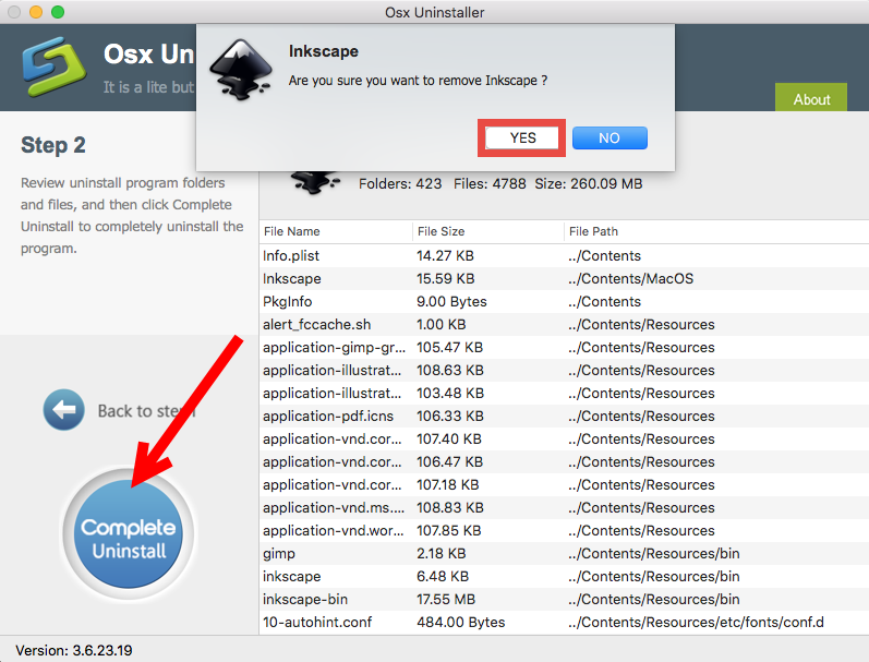 uninstall Inkscape for mac - osx uninstaller (2)