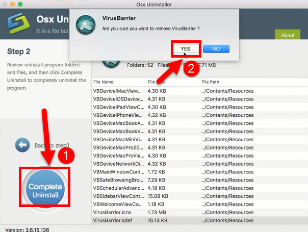 Uninstall Intego VirusBarrier X9 for Mac step2