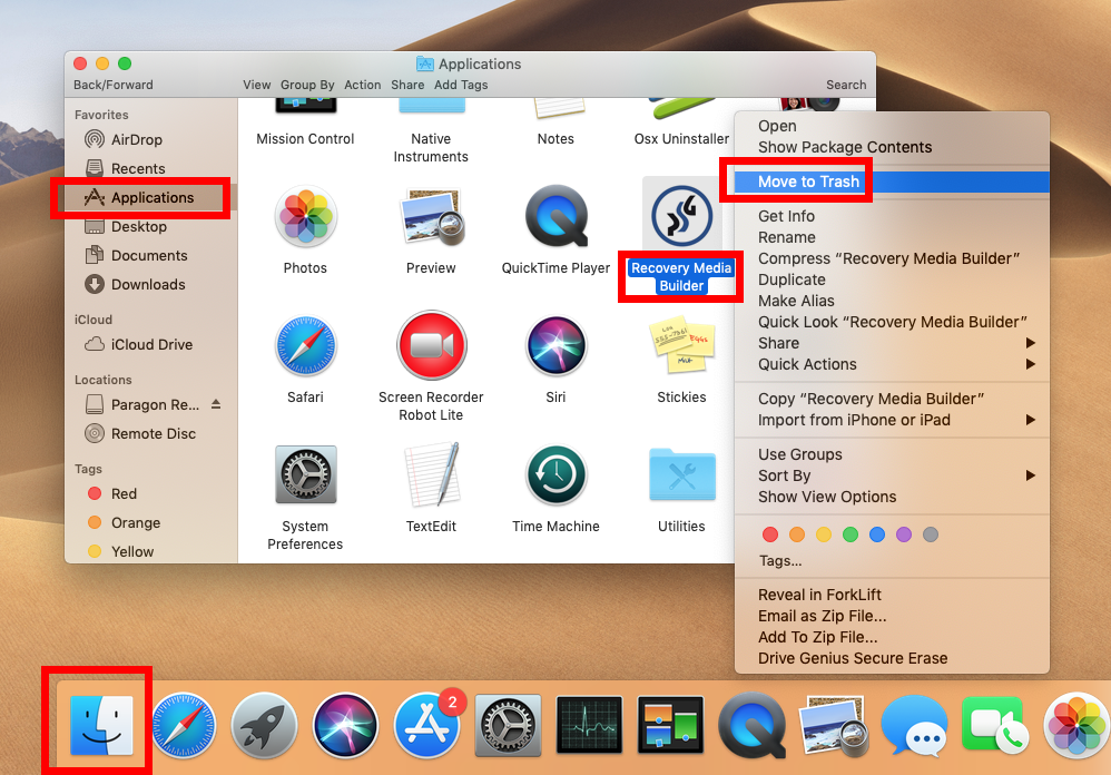 Uninstall Rescue Kit (Recovery Media Builder) for Mac - Osx Uninstaller (5)