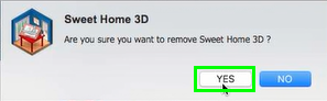 uninstall Sweet Home 3D for Mac with step2.0