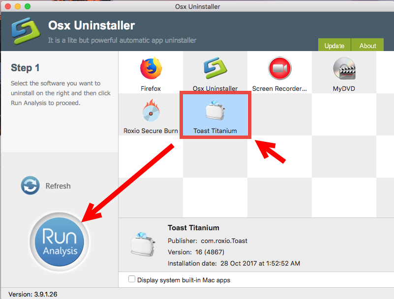 uninstall Toast Titanium for mac - osx uninstaller (7)