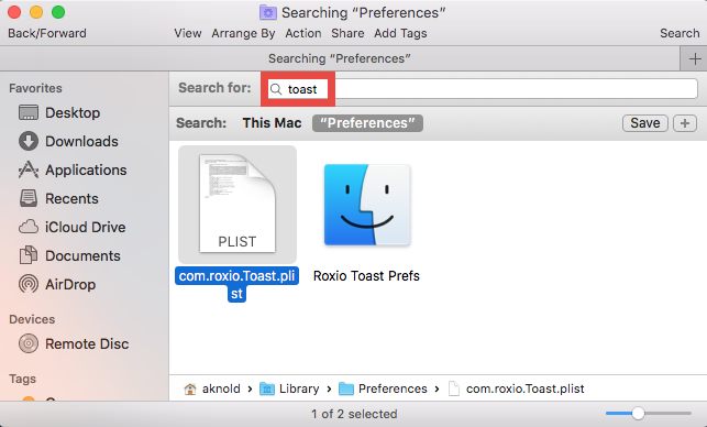 uninstall Toast Titanium for mac - osx uninstaller (9)