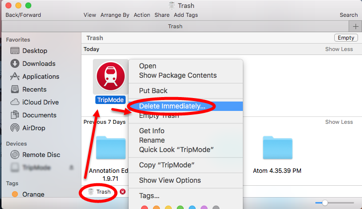 uninstall TripMode for mac - osx uninstaller (8)