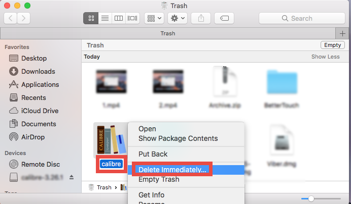 uninstalll Calibre for Mac - osx uninstaller (8)